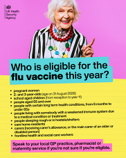 Flu older lady