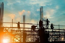 workers on scaffolding