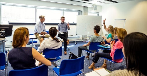 Delegates attending HSE training