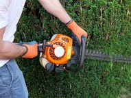 worker using a power tool