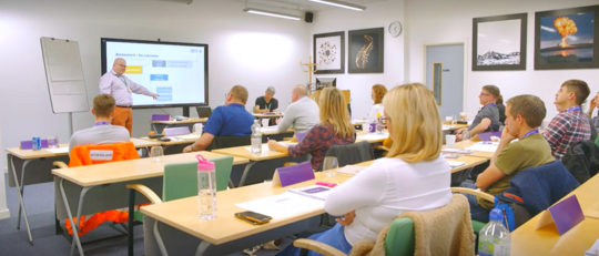 Delegates attening training course at HSE Science and Research Centre 