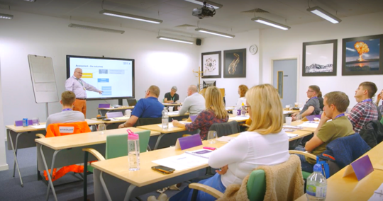 Delegates attening training course at HSE Science and Research Centre 