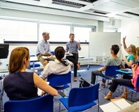 staff at a training workshop