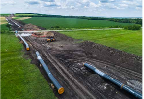 Pipelines above ground