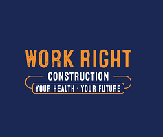 'Work Right: construction' campaign logo