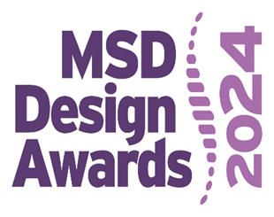 'MSD risk-reduction through design awards 2024' logo