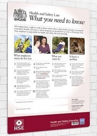 HSE Health and safety law poster