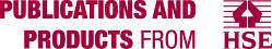 Publications and products from HSE