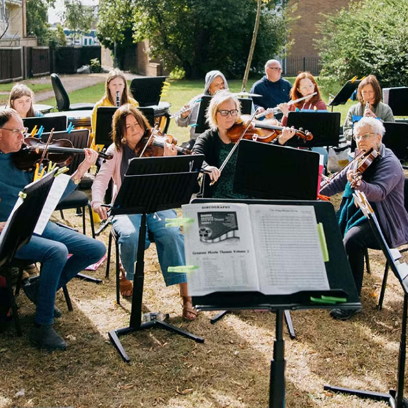 orchestra photo by Luke Hallett