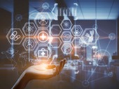 Digital healthcare graphic