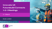 Innovate UK Futurebuild Connects 1-2-1 Meetings Banner