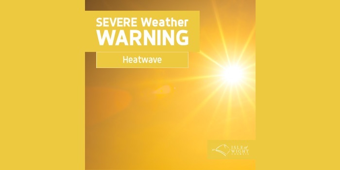 heatwave warning for the Isle of Wight 