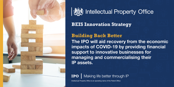 Explanation of IPO's role in helping businesses build back better