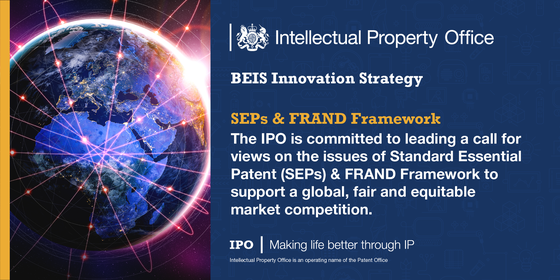 Explanation of the IPO's role in the framework for Standard Essential Patents