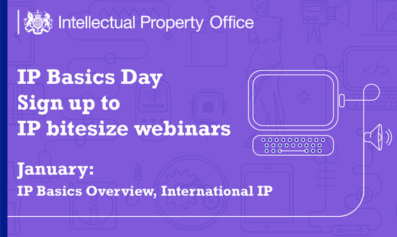 IP bitesize webinars for January, IP basics and international IP