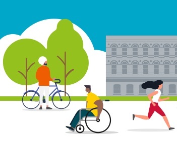 air walk cycle people friendly streets