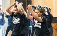 Step in to dance participants dancing 