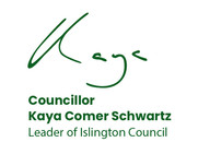Councillor Kaya Comer Schwarts, Leader of Islington council, signature