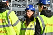 Charlotte Hughes, who became an apprentice at Berkeley after completing Islington Council’s introductory construction course for women