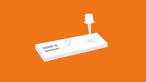 Covid-19 testing graphic