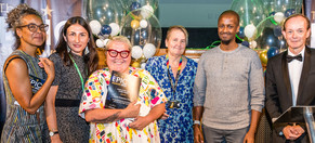 The Covid-19 team with their EPIC 2022 prize