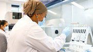 HSL Image of person in a lab