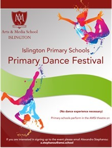 Primary dance festival flyer