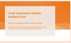 Youth Employment Bulletin Survey