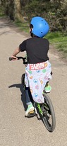 child riding a bike