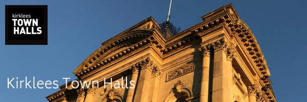 Kirklees Town Halls Huddersfield Town hall External Banner