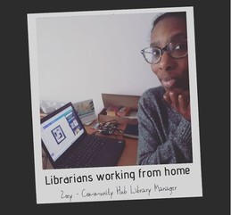 Librarians working from home
