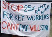 Stop rent hike for key workers community banner