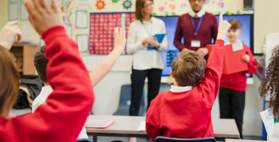 Pupils in classroom