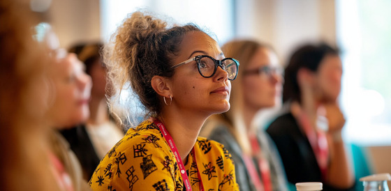 a lady at an Impact Brixton workshop