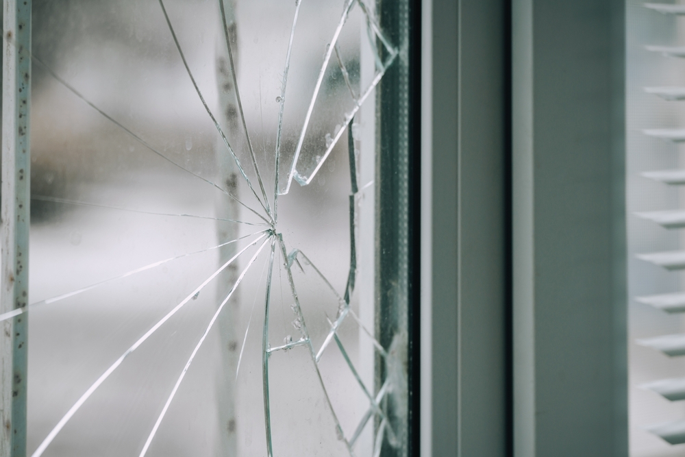 Broken window