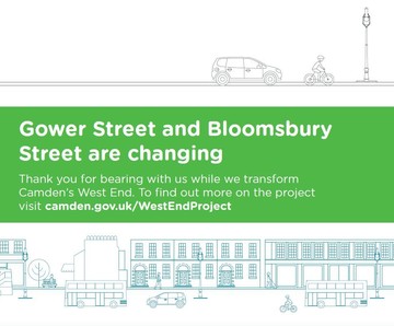 Gower Street is changing