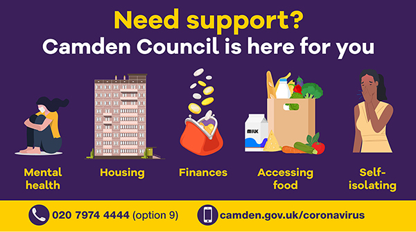 Support from Camden Council