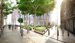 visualisation of the future view of Princes Circus