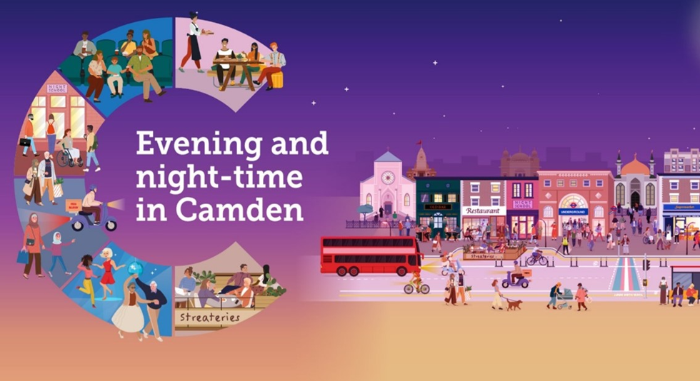 Evening and night-time in Camden