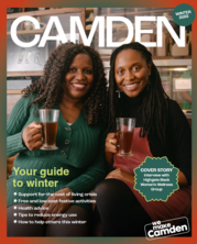 The cover of the Camden Winter magazine