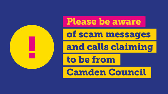 Please be aware of scam messages or calls.
