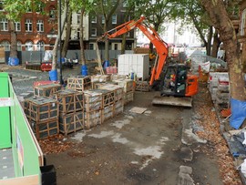 Image of the space under construction