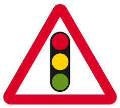 traffic lights road sign