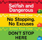 school parking poster