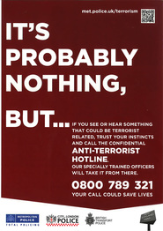 Anti terrorism poster