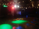 Fairkytes main hall disco style