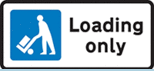 Loading bay sign