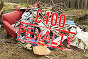 £400 fine for fly tipping