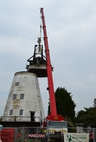 Upminster Windmill cap removal 280516