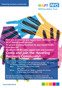 Havering Recovery Community Poster